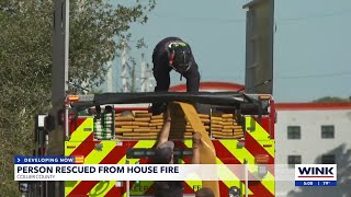 1 injured after house fire in East Naples