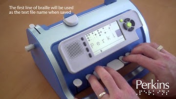 SMART Brailler: Create/Save file and move carriage