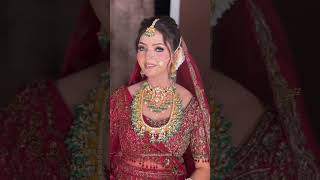 Beautiful bridal makeover,  lahenga designs, bridal jewellery ideas bridallook