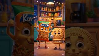 curcure and biscuit 🍪! #shorts #viralshorts #aicartoon