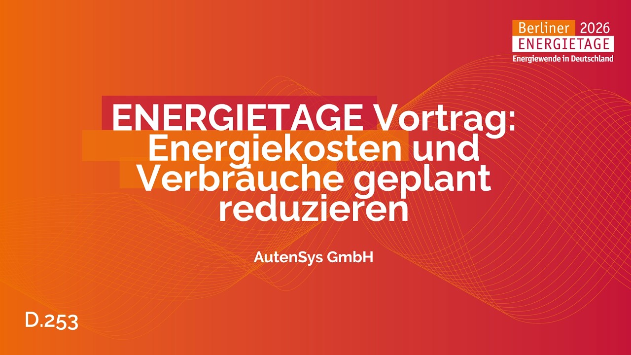 ENERGIETAGE 2026 | D.352 | Energiekosten und Verbräuche geplant reduzieren