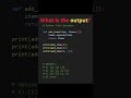 python trick question , Comment output #coding #correctcoding #python #machinelearning #AI