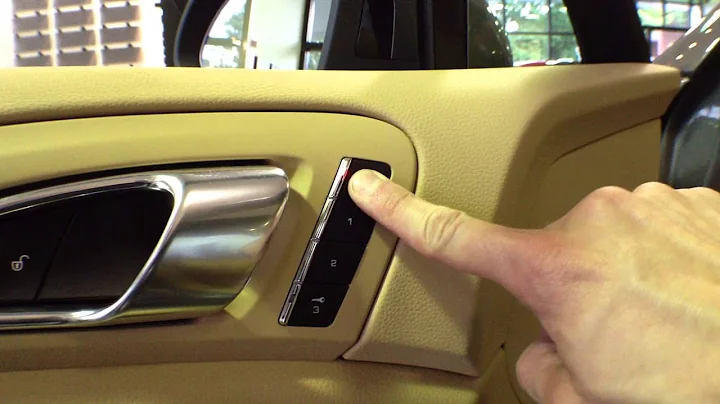 How To Program Memory Seats in your Porsche!