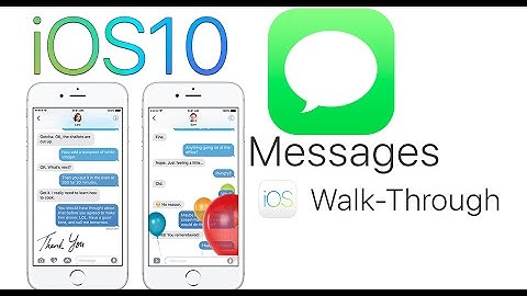 iOS 10 New Messages App Full Walk Through