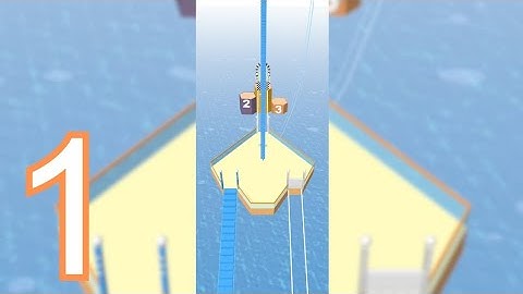 Bridge Race - Gameplay Walkthrough Part 1 - Building something (iOS, Android)