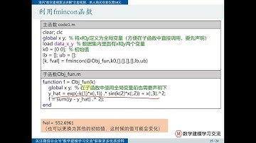 29 03非线性最小二乘拟合函数lsqcurvefit 【Matlab数学建模教程165讲】附课件