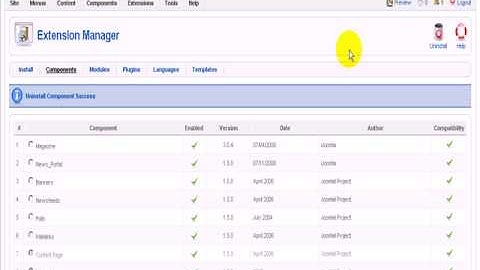 How to uninstall iJoomla Surveys