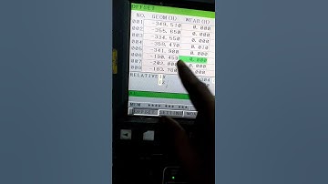 🤯💥How to Give Tool Wear offset in vmc machine ⁉️ #cnc #manufacturer #machine