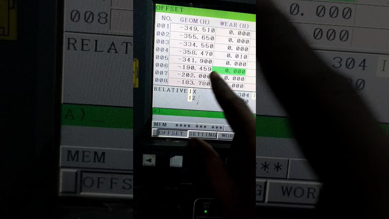 🤯💥How to Give Tool Wear offset in vmc machine ⁉️ 