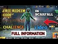 Scarfall Free Redeem Code Challenge video FULL INFORMATION | Mrajitgaming 