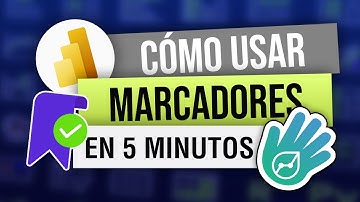 Qué son los marcadores y botones de Power BI y cómo usarlos