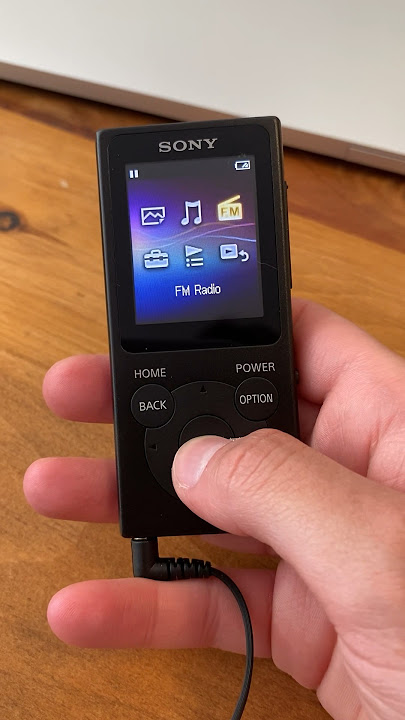 Why I’m obsessed with the simplicity of my Sony Walkman #sonywalkman #retrotech