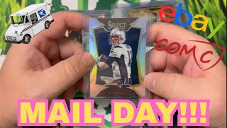 Sports Card Mail Day | COMC eBAY Auction Snipes | Raw to Grade PSA Analysis & Profit Plans Mailday