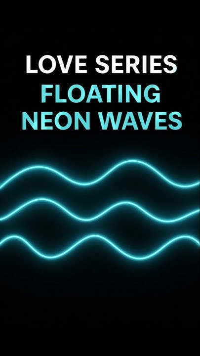 Mesmerizing floating neon waves created with Python! 🌊 | #Python # ...
