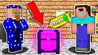 Minecraft - NOOB vs PRO : NOOB BOUGHT SECRET MAGIC CHEST FOR 999.999$ in Minecraft Animation