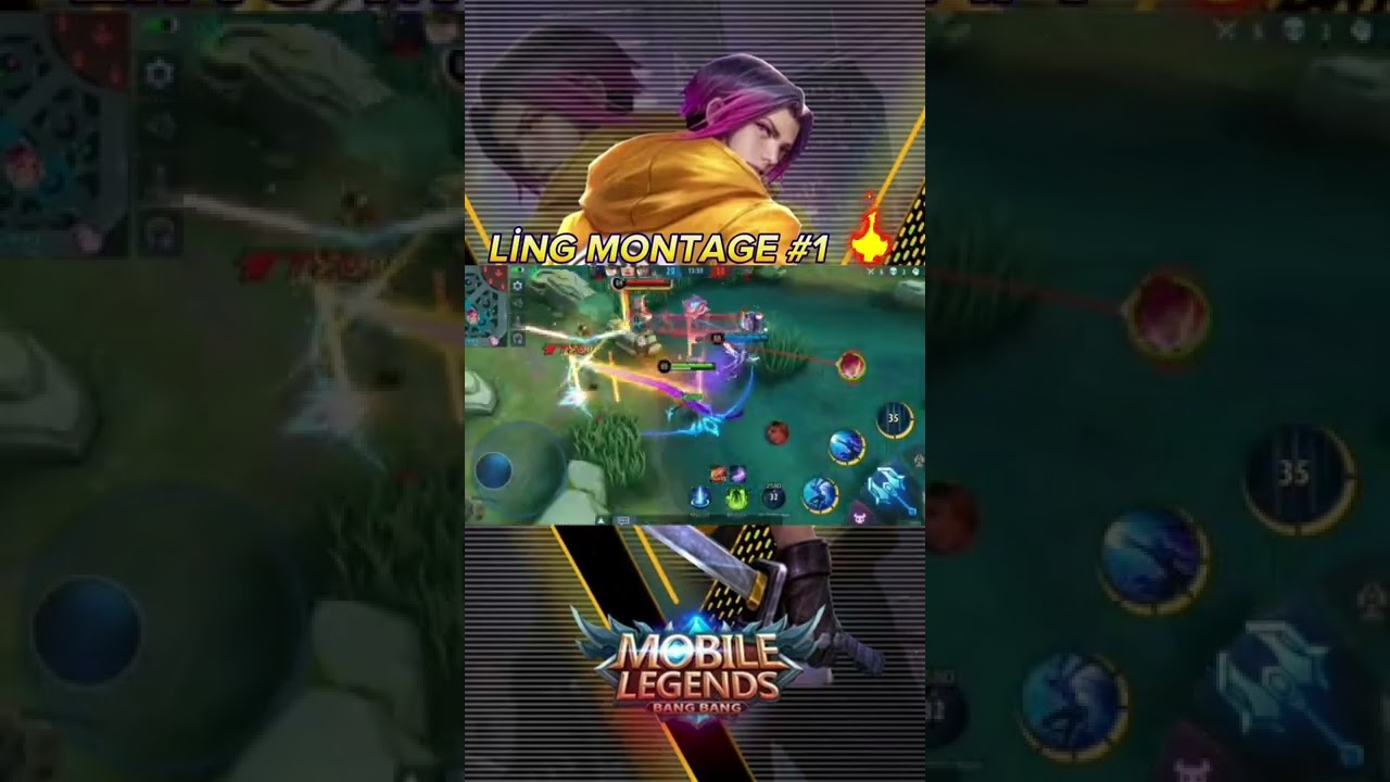 LING FASTHAND AGGRESSİVE MONTAGE 🔥 GAMEPLAY | Ling Gameplay Mobile Legends. 