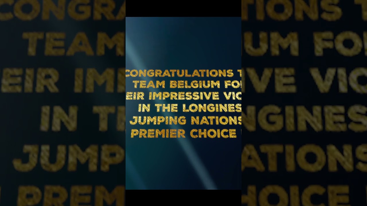 Team Belgium brought home the  FEI Jumping Nations Cup™ of Sopot