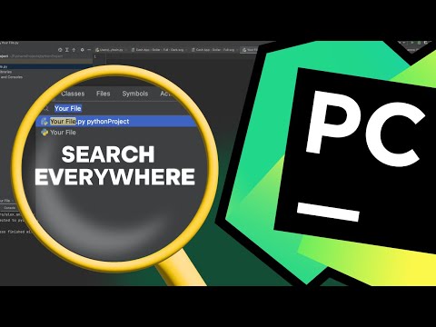 Search Everywhere in PyCharm