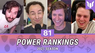 The OFFICIAL Plat Chat 2021 POWER RANKINGS — Plat Chat Ep. 81