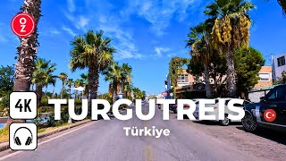 TURGUTREIS - Türkiye 🇹🇷 4K Driving Tour to Gümüşlük in Bodrum