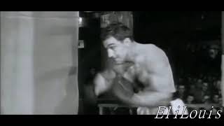 Practicing Like Rocky Marciano Did With His Big Bag.. R.i.p. Champ