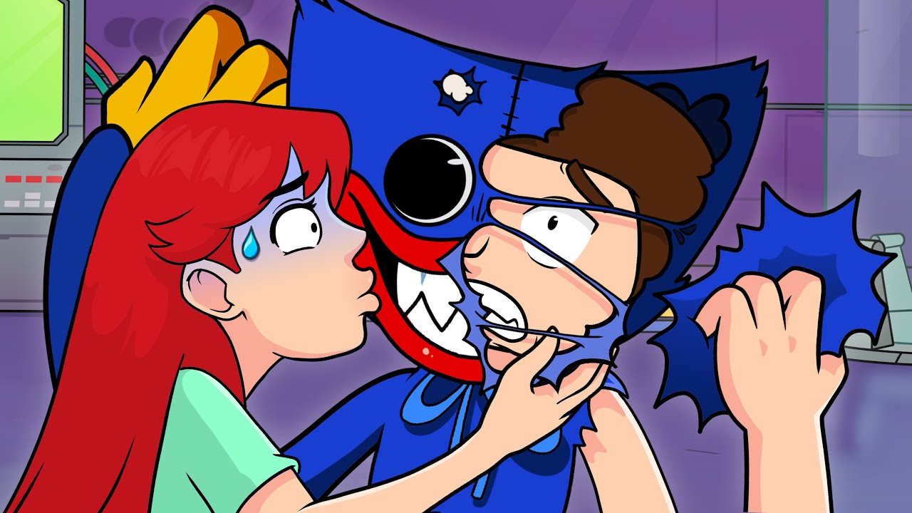 HUGGY WUGGY BECAME A HUMAN!? - Cartoon Animation (Poppy Playtime)