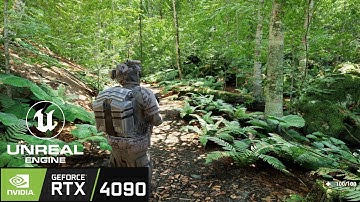 RTX 4090 Unreal Engine 5.1 Nanite Beech Forest