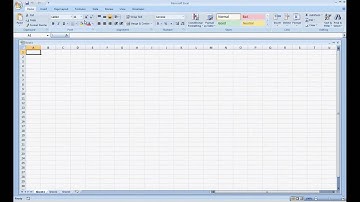 Opening & Setting up Microsoft Excel 2007\2010 for the First Time
