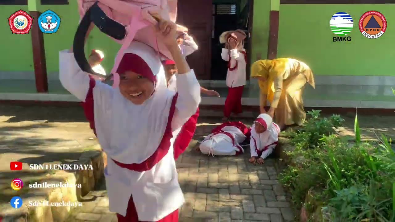 SIMULASI KESIAPSIAGAAN BENCANA NASIONAL (HKB) TAHUN 2025 - SDN 1 LENEK DAYA