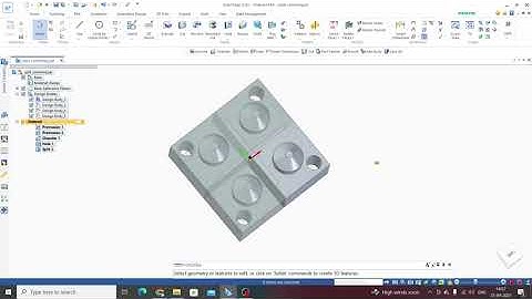 38. solid edge split command | solid edge tutorial | marathi