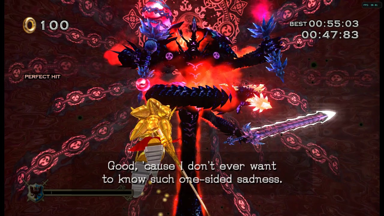Sonic Black Knight Final Boss
