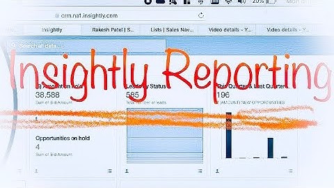 Insightly Reporting