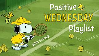 [Morning Playlist] Wednesday Morning Jazz Playlist with Snoopy 🎾☀️| Warm Rhythms to Boost your Mood