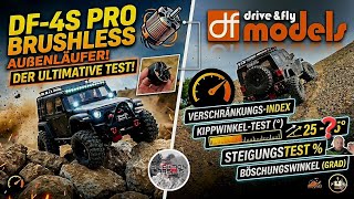 DF Models DF-4S PRO Test – Was kann der neue Brushless-Außenläufer? Steigung Kippwinkel Verschränku