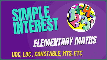 APSSB Elementary Maths SIMPLE INTEREST || UDC, LDC, Constable, MTS, etc || #apssb @SimpleWays31