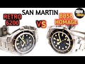 Really as Similar as they look? San Martin BB58 homage vs 6200 Retro Diver