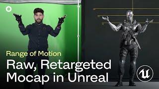 Raw, Retargeted Mocap in Unreal | Range of Motion | Rokoko Smartsuit Pro II & Smartgloves