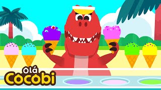 O Tiranossauro Rex Está Vendendo Sorvetemúsicas Infantis Kids Songs Olá Cocobi