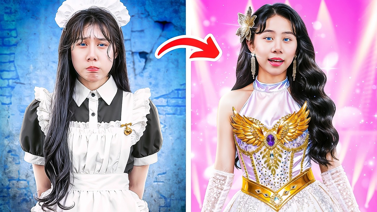 Моя Горничная Становится Суперзвездой! Богатая Девушка Vs Бедная Девушка На Конкурсе Талантов