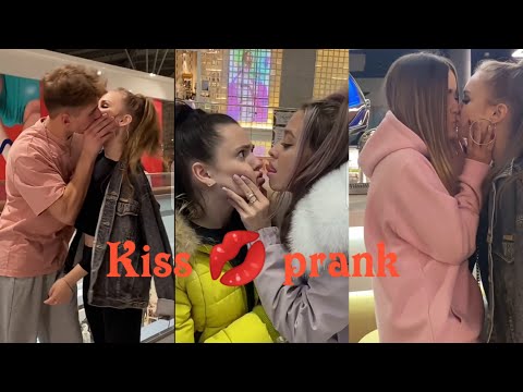 Kissing 👄 prank on random people