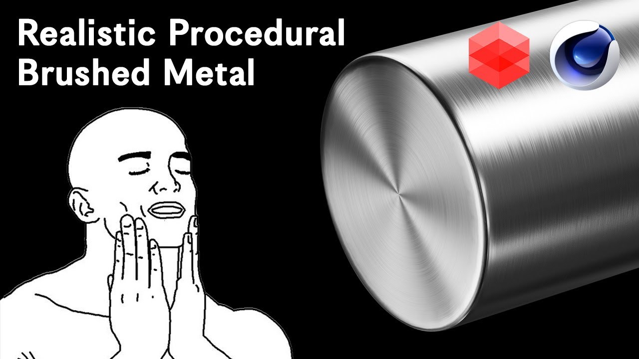 Realistic Procedural Brushed Metal (Redshift/Cinema4D)