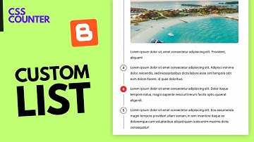 How To Add Custom List To Your Blogger Website