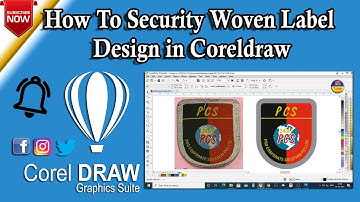 Coreldraw Tutorials - How to label tag design in coreldraw | Garment woven label design in coreldraw