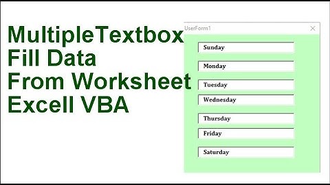 Textbox Fill Data from Worksheet Excell VBA Loop