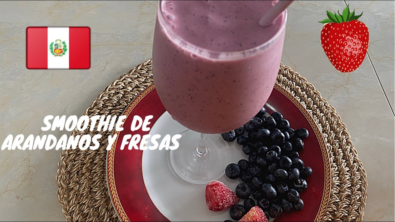 Yogur de Fresas y Arándanos