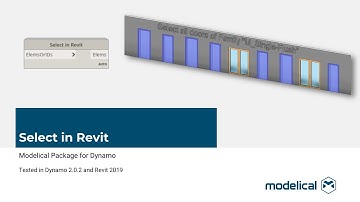 Dynamo - Select in Revit