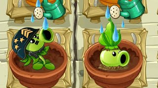 All Animation Pea Plants + Mega Gatling Pea In Zen Garden - Plants Vs Zombies 2