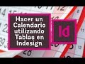 Hacer un Calendario utilizando tablas en Indesign