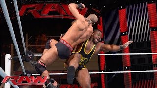 Big E vs. Cesaro: Raw, July 14, 2014