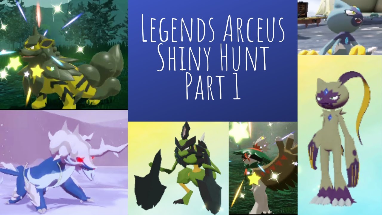 Pokemon Legends Arceus - Shiny Hunt 2023 (Part 1)